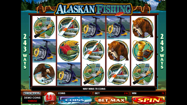 Бонусная игра Alaskan Fishing 9