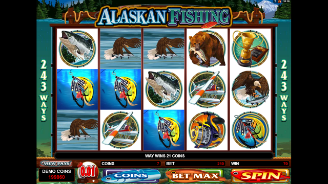 Бонусная игра Alaskan Fishing 10